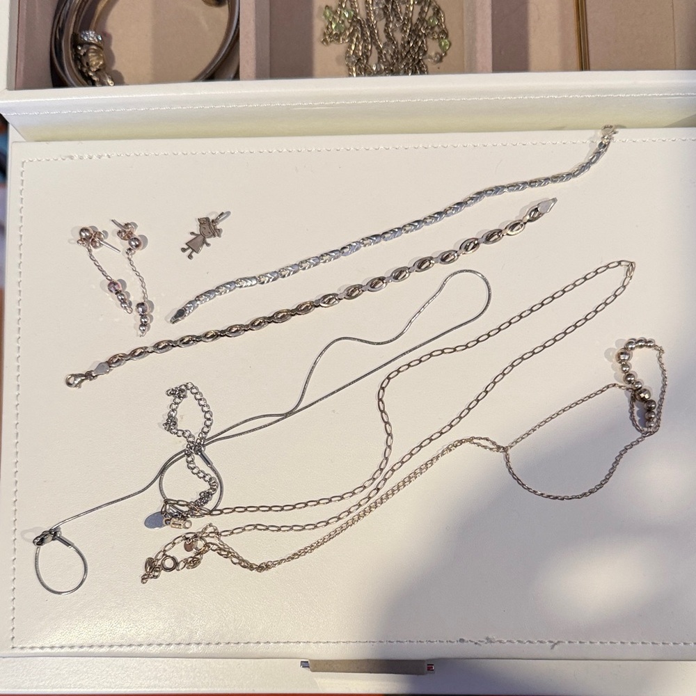 Silver jewelry assortment